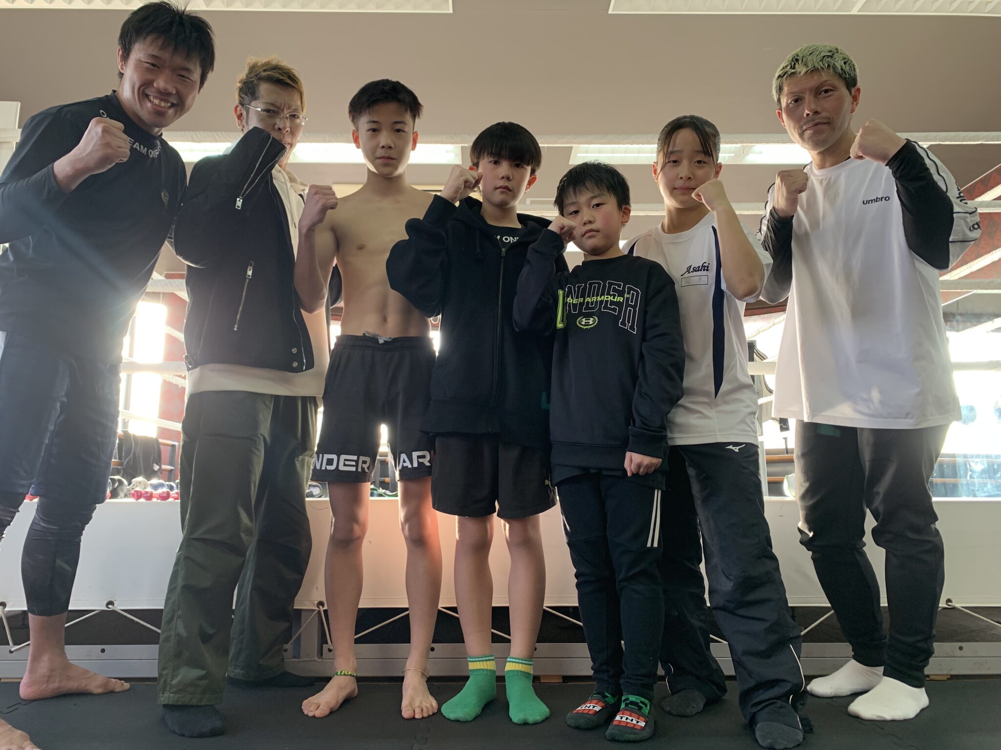 祝日ジム練習会。