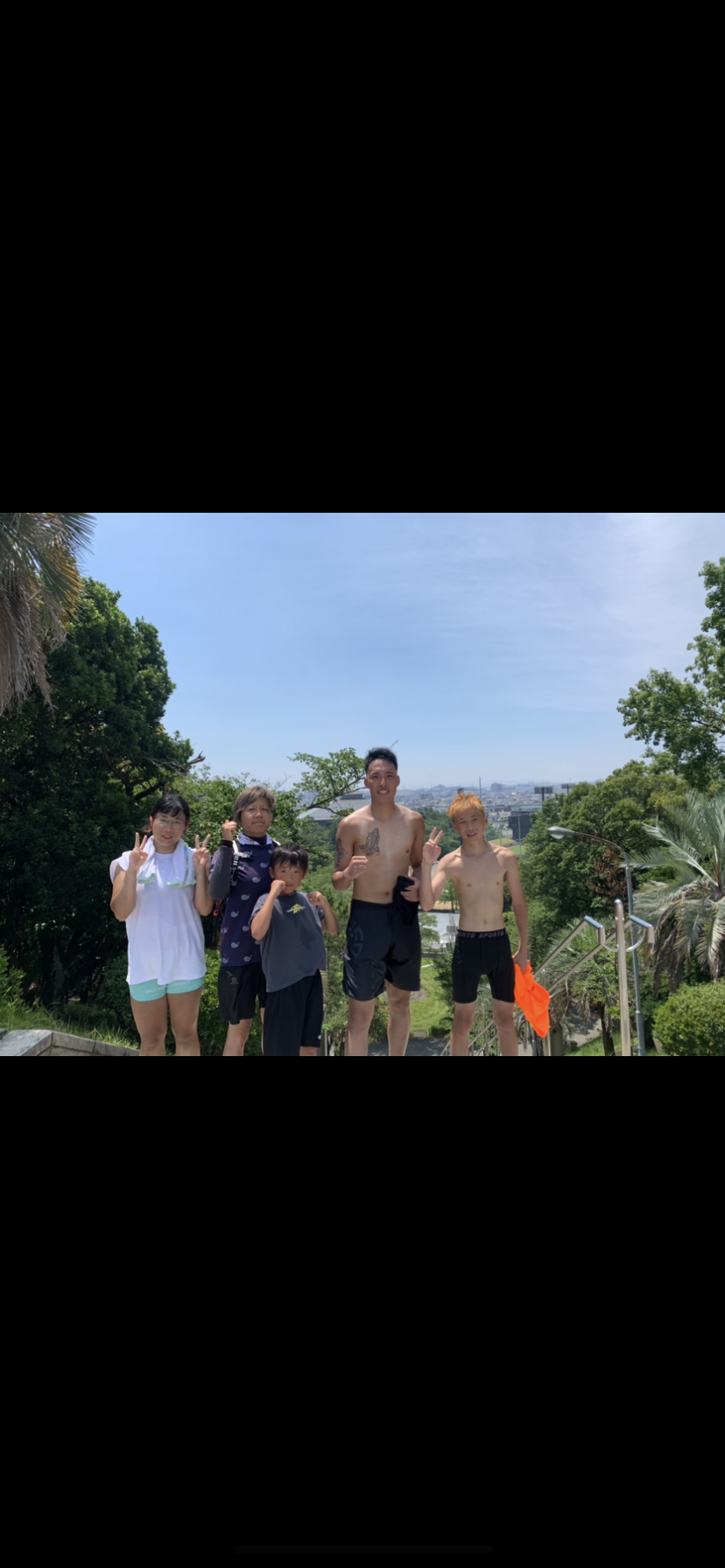 皆んなでロードワーク。