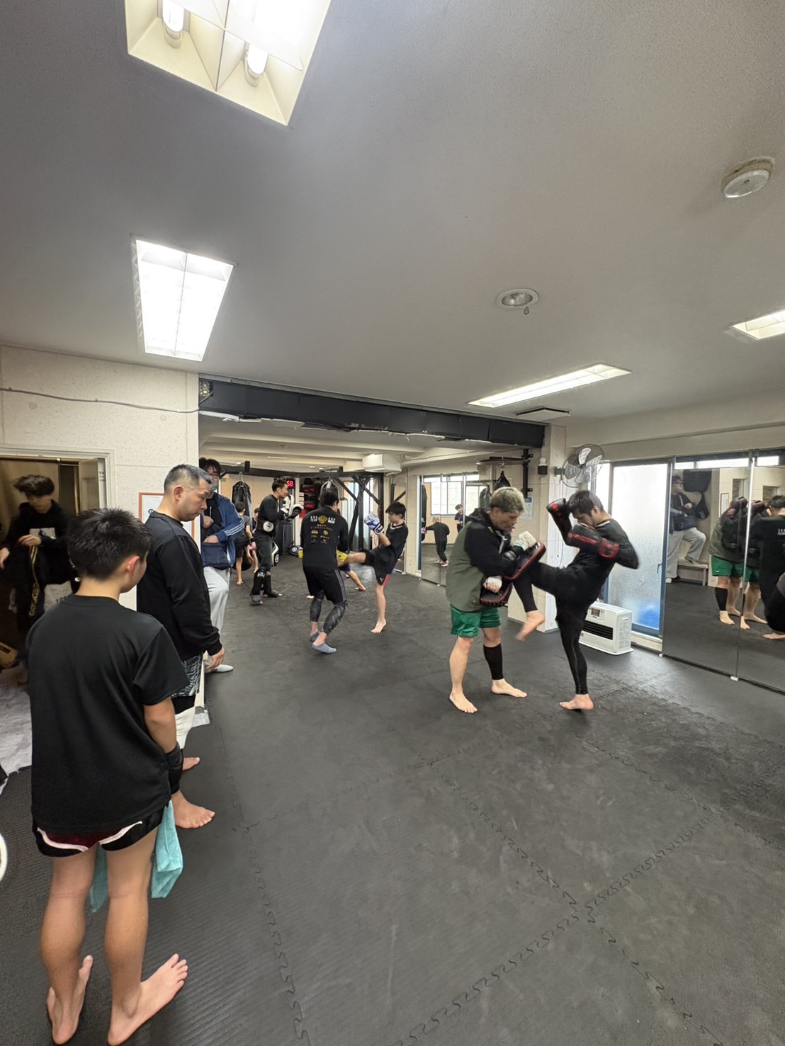 月に一度の出稽古練習。