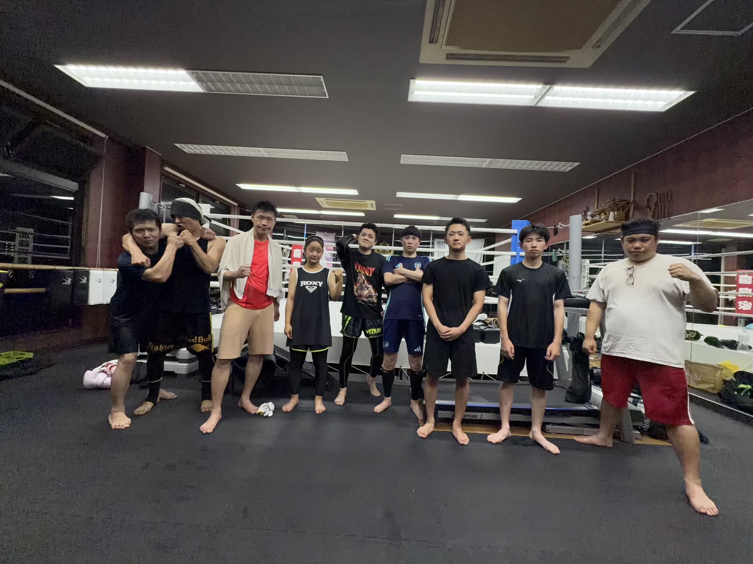 市内ジムとの合同練習会。