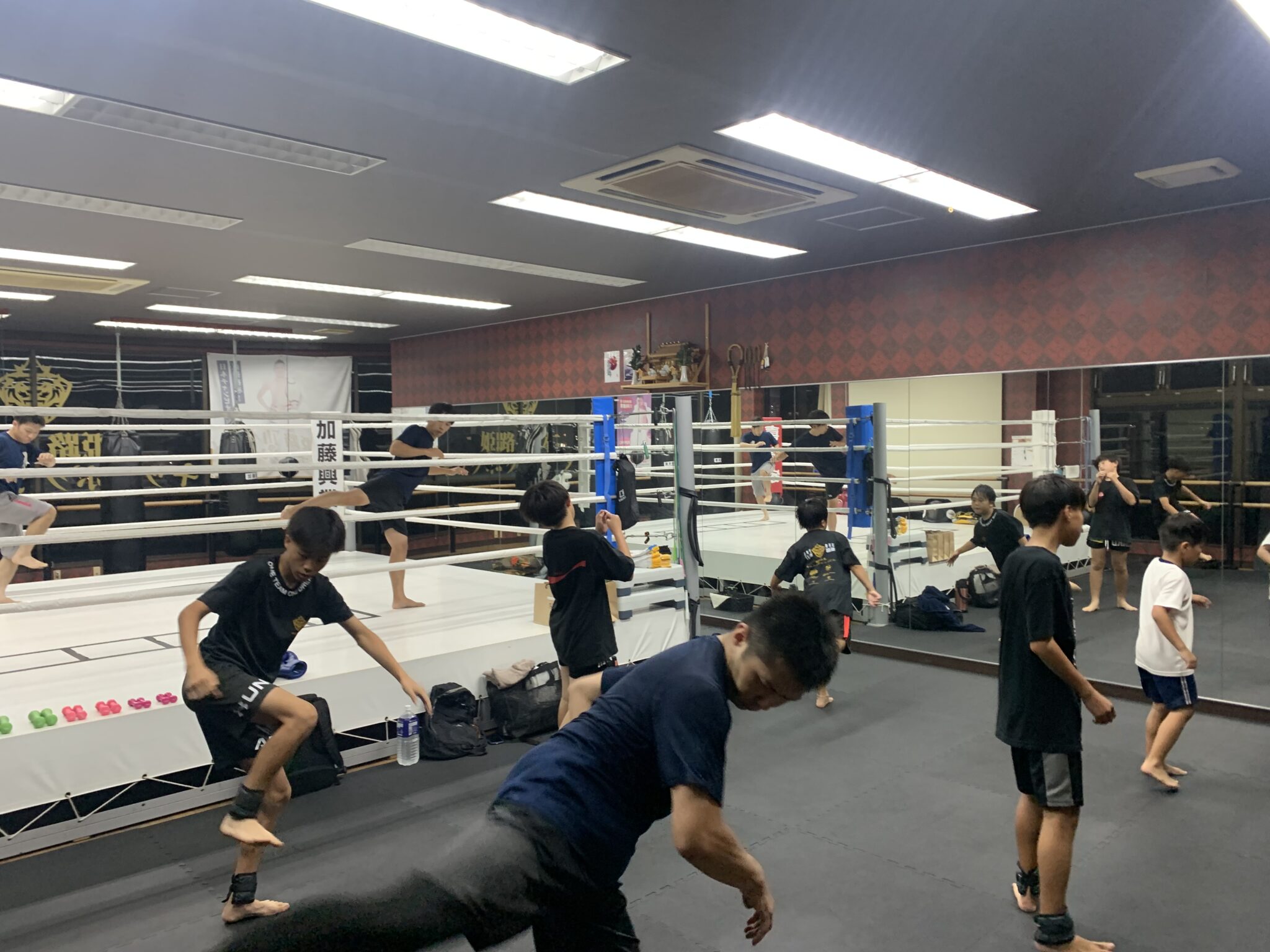 日曜練習。